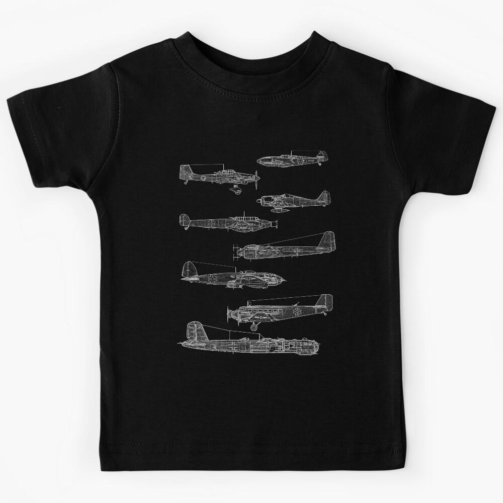 German Aircraft of World War II Kids T-Shirt 130
