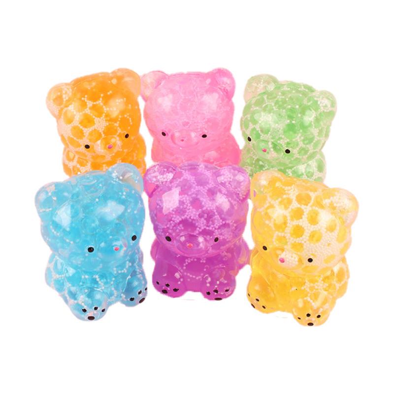 Tpr Bear Vent  Toy Decompression Artifact For Relieve Stress Slow Rebound Squeeze Ball Birthday