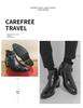 Men's Retro Leather Martin Boots - Chelsea Style with Zipper Ankle