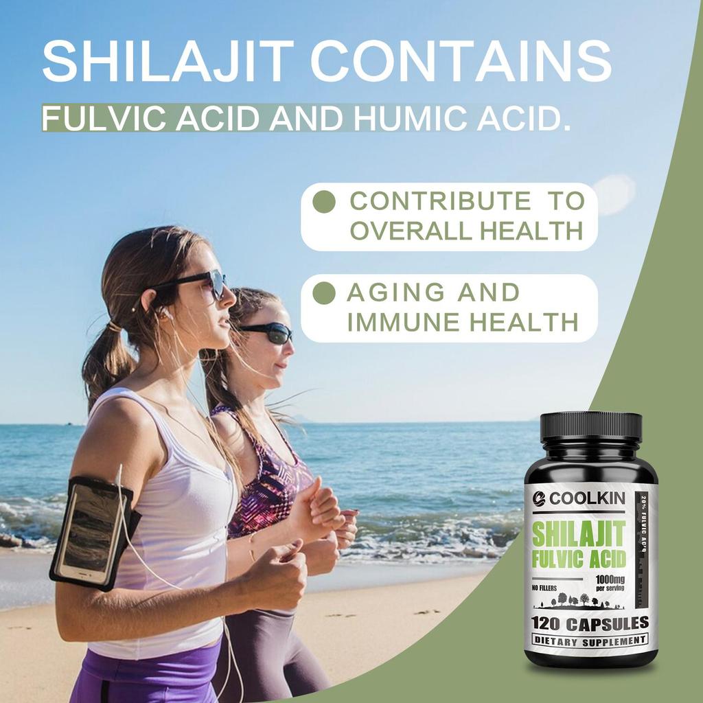 Shilajifuric Acid 1000 mg - Antioxidant, energy booster, enhances endurance.