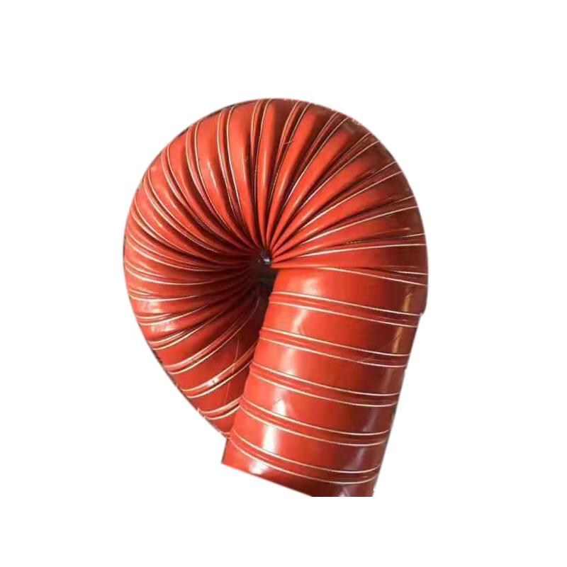 Red High-Temperature Silicone Air Duct Hose