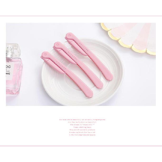 Kvinnor Ansiktsvård Hårborttagningsverktyg Makeup Rakapparat Kniv Ögonbrynstrimmer Säker rakning Rezors