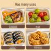 MEIDI 500ml Double Compartment Corn Starch Takeaway Box