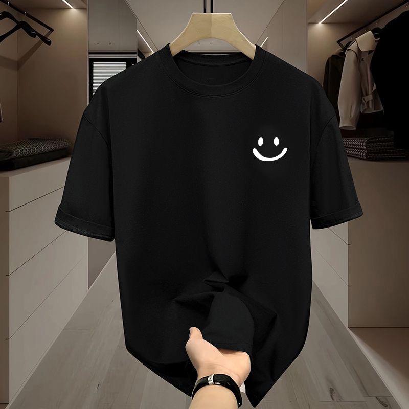 Unisexová trička s krátkým rukávem z ledového hedvábí: Všestranný, trendy hongkongský styl pro páry