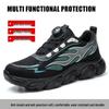 All-Season Lightweight Men's Safety Shoes: Anti-Smash, Anti-Puncture, Wear-Resistant, Anti-Slip, Comfortable Work Footwear