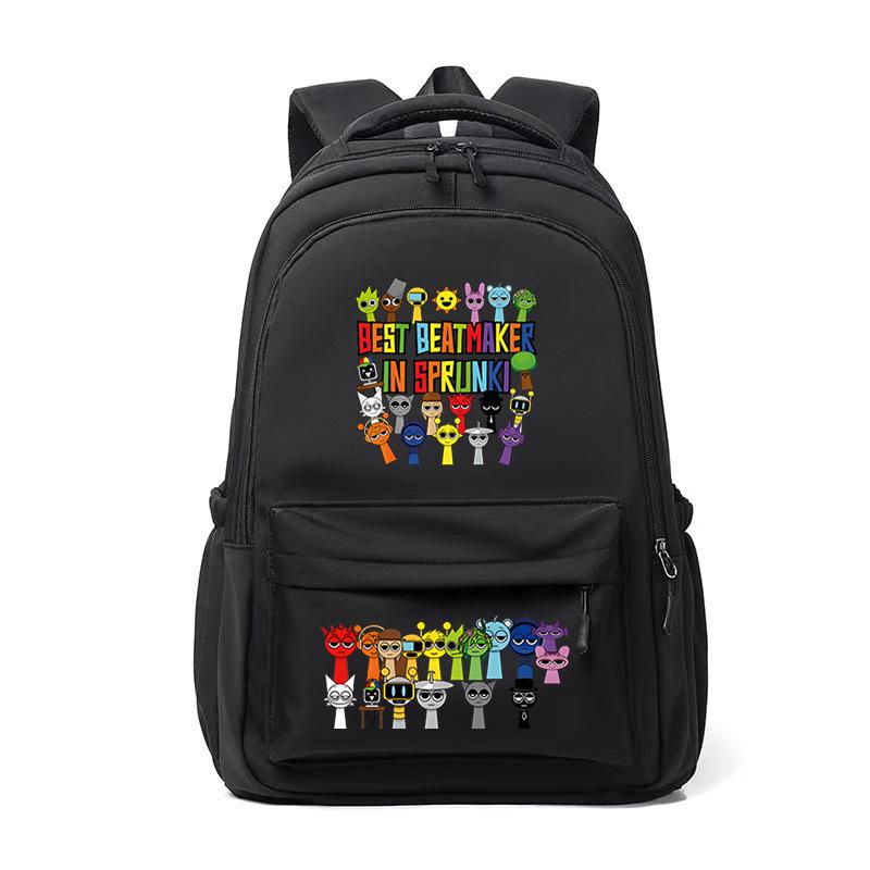Hot Sale Junior High School High School Students Large Capacity Backpack Cartoon Peripheral School Bag College Style Campus Leisure Backpack