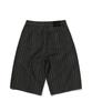 Seuweideu Stripe Denim Shorts [Black]