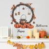 Pumpkin Wreath Living Room Porch Home Beautification Decorative Wall Stickers