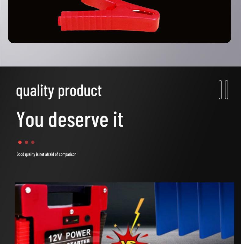 Pan Shuo 12V Car Jump Starter Power Bank: High-Capacity Lithium Battery for Emergency Vehicle Ignition and Repair.