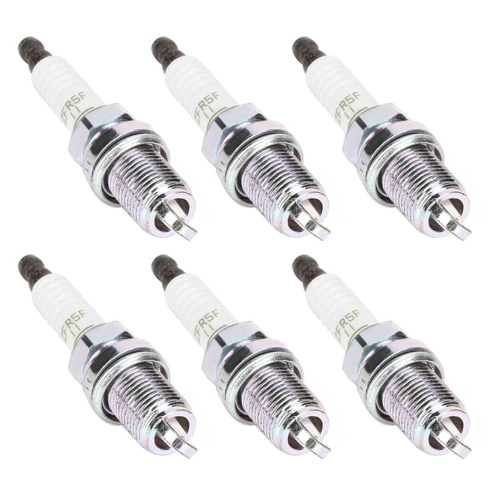 

6 шт. Свечи зажигания Подходят для Dodge Journey 2007–2019 ZFR5F 11