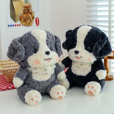 Soft Plush Animal Dog Doll Fluffy Dog Plush Stuffed Toy Creative Puppy Plush Toy  Home Decor