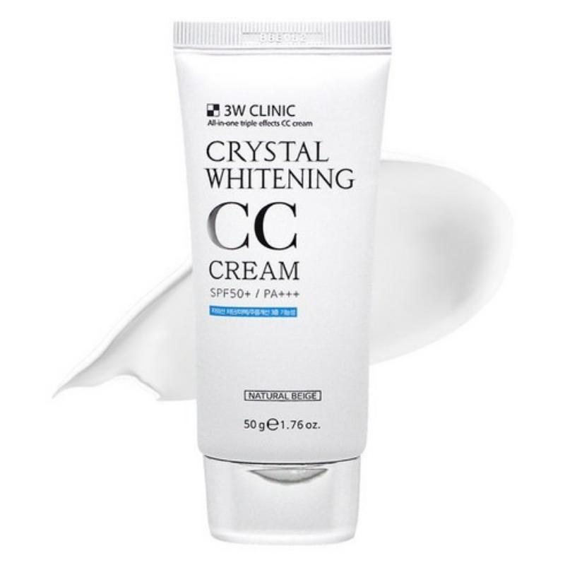 3w Clinic Crystal Whitening Natural Tone- Up CC Cream SPF50+ PA+++ 50mL