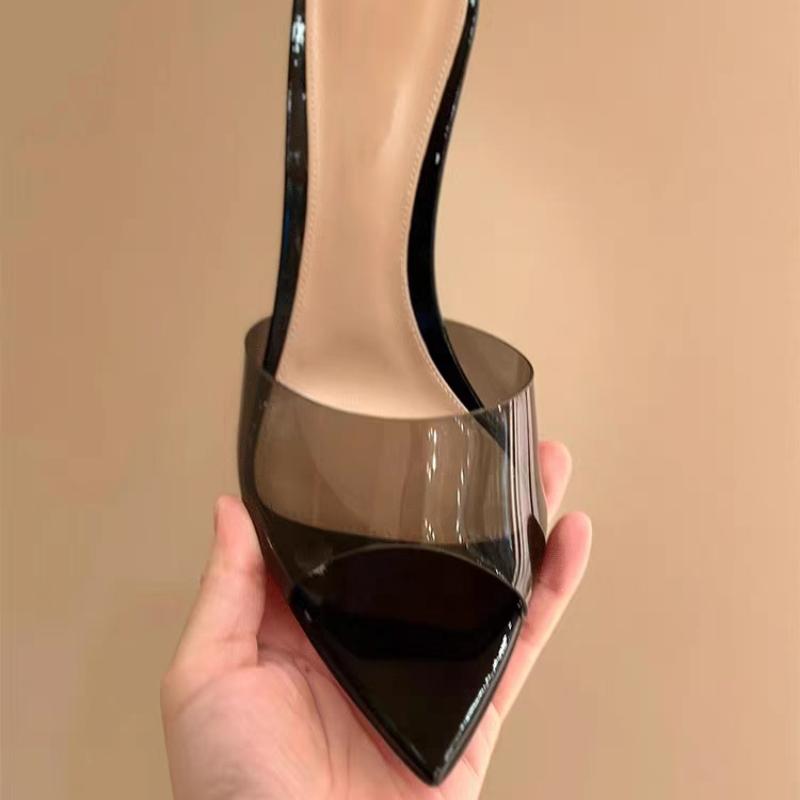 Fashion Sexy High Heels Women Slippers Designer Heeled Sandals Woman Shoes Summer 2025 Brand Home Slides Elegant Flip Flops Sandalias