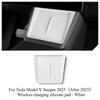 For Tesla Model 3 Y Juniper Highland 2025 Center Console Armrest Storage Box Stowing Tidying Lower Bottom Mat Organizer Tray Pad