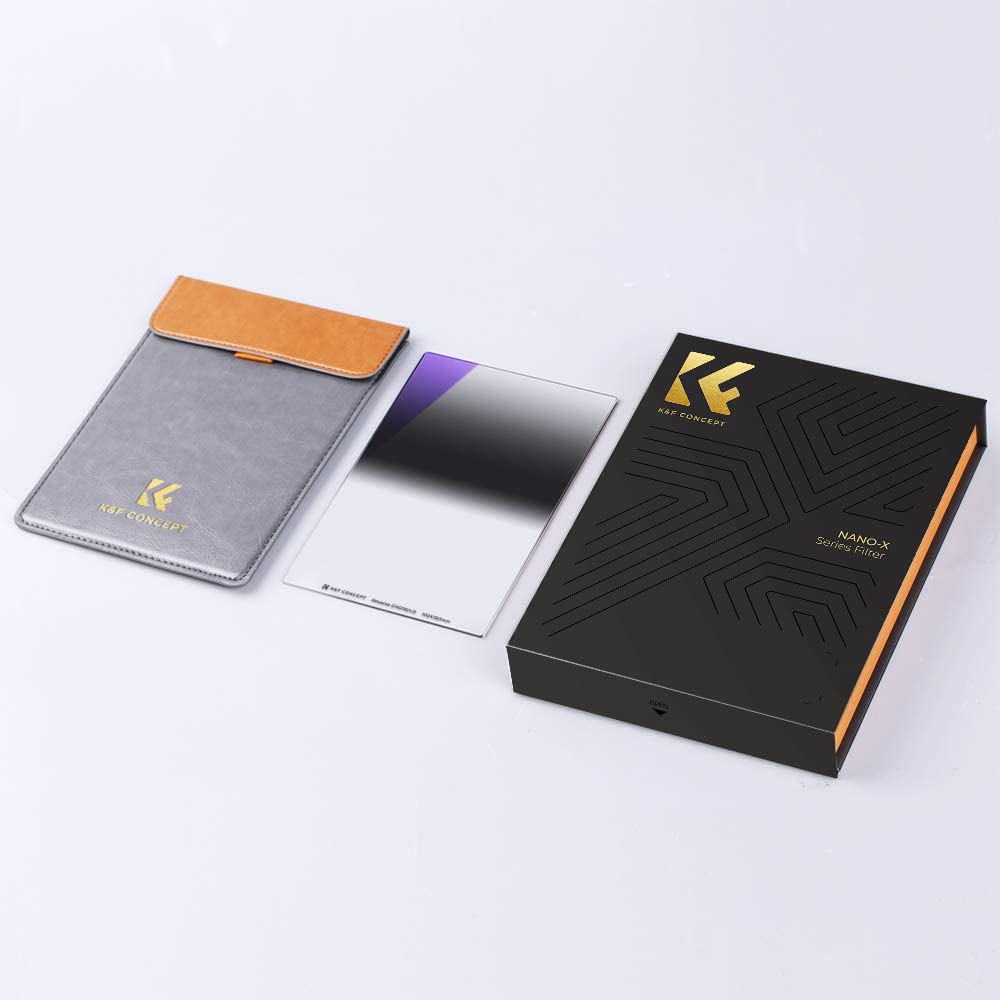 Concept Half ND Filter GND16 Reverse Type Square Filter Optical Glass Reverse K&F GND1.2 1001502mm