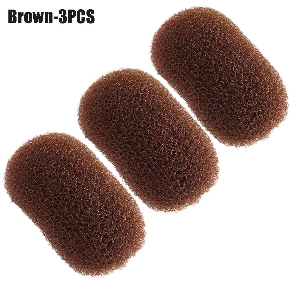

Невидимый инструмент для укладки Увеличение объема волос Накладка для пышных волос Пушистая губка Зажим Увеличивающая заколка коричневый