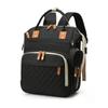 Multifunctional Diaper Bag Backpack for Mom Travel Baby Care Bag with USB Charging