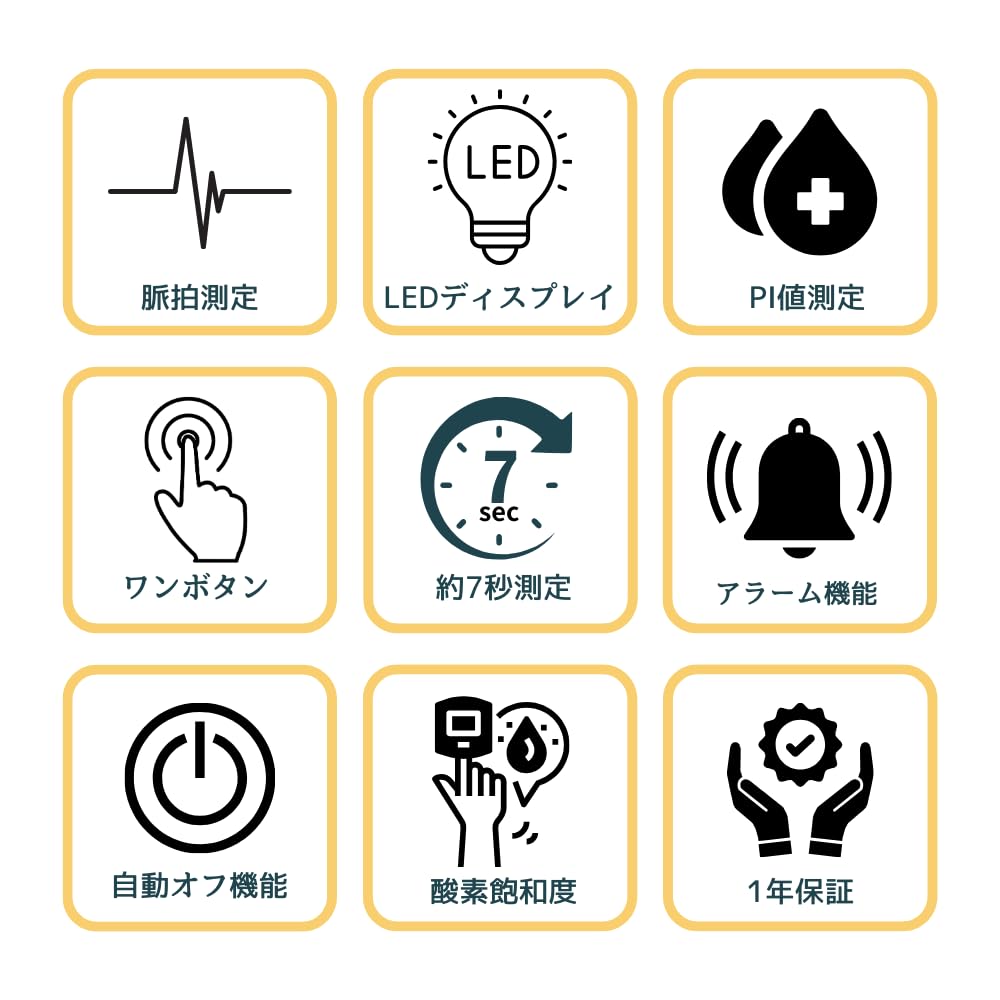Pulse oximeter with alarm function Simultaneous measurement of blood oxygen and blood flow compact and easy to ideal for at home and mountain climbing