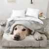 Animal Lie Down Dog Pet Bedding Set Duvet Cover Single Twin King Size Quilt Cover Home Textile Comforter
