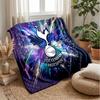 Tottenham Hotspur Themen-Decke Weiche Flanell-Decke Plüsch-Überwurf Gemütliche Sofa-Bett-Decke für Heimdekoration