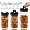 Fiyobo Airtight Food Storage Container Set 7 Pieces BPA Free Plastic Kitchen Organization and Storage