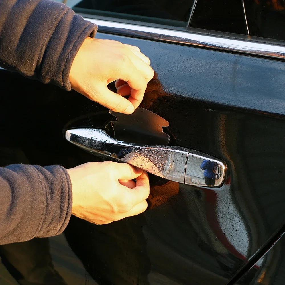 Car Door Bowl Film Sticker Anti-collision Protector Auto Door Handle Bowl Anti-scratch Decals Universal Protector Accessories