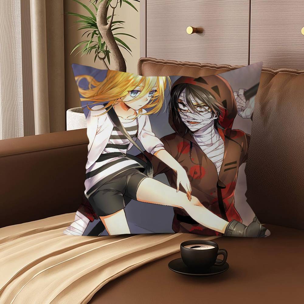 Cartoon Animation A-Angels Of D-Death Pillow Cushion Cover Pillowcase Living Room Sofa Home Decor Customized