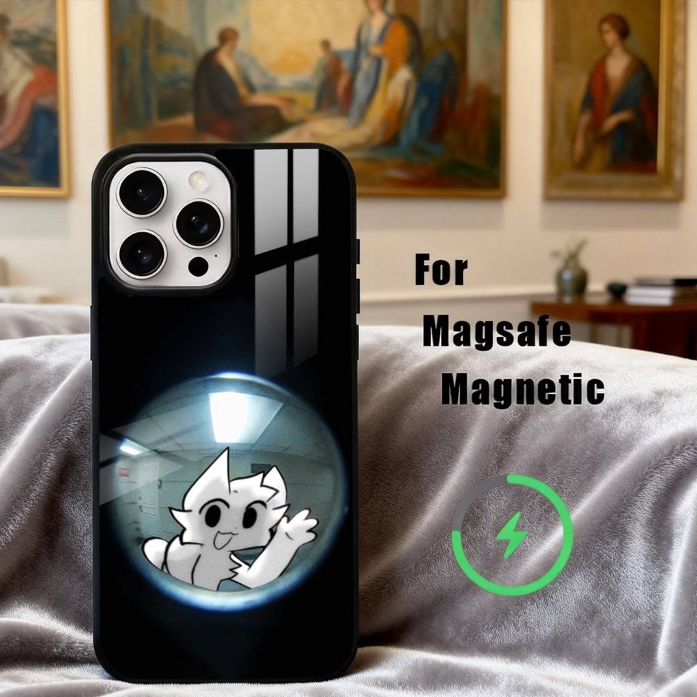 1PC C-Cute B-Boykisser -R Phone Case For iPhone17,16,15,14,13,12,11 Plus,Pro Max Magnetic For Magsafe Wireless Charging