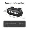 Sfrab5 Porte-lunettes de soleil pour pare-soleil de voiture Boîte à lunettes Pour Skoda VRS Superb Yeti Octavia Enyaq Rapid Karoq Dérivés