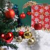 24pcs 6cm Christmas Tree Balls Big Christmas Ball Multicolor Ball Decorations Christmas Tree Ornaments Set for Home Party