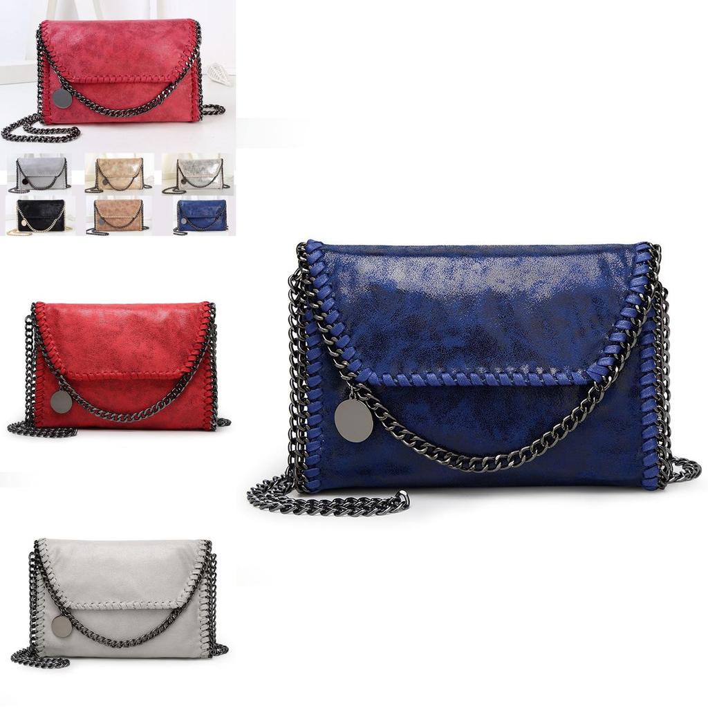 Elegant Fashion Women Message Zipper Portable Chains Soft Shoulder Handbags Totes