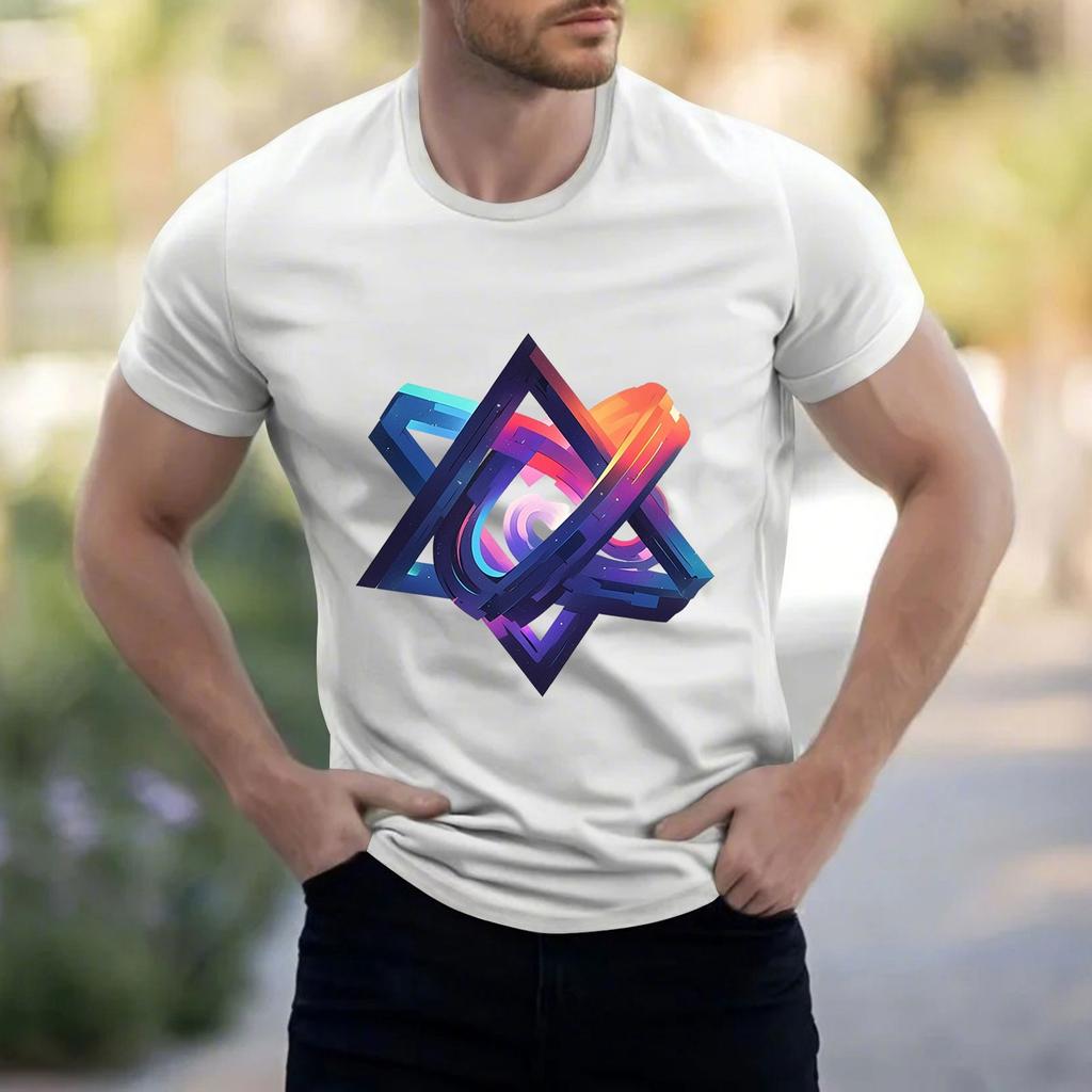 Men's Stand Collar Short Sleeve Shirt Loose Leisure Holiday Shirt Man