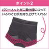 Pelvic Cross Cross Power Net Model 88236 [Atsugi] [Pelvic Support] Shorts, High-Waisted, Seamless, [Utility Registered]