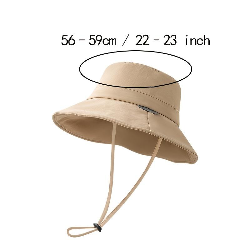 New Quick-Dry Outdoor Sun Protection Hat for Women, Lightweight Summer Mountaineering Hat, Men's Bucket Hat, Sun Shade Hat