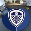 Leeds United Round Area Rug,Carpet Rug for Living Room Bedroom Sofa Playroom Decor,Non-slip Floor Mat