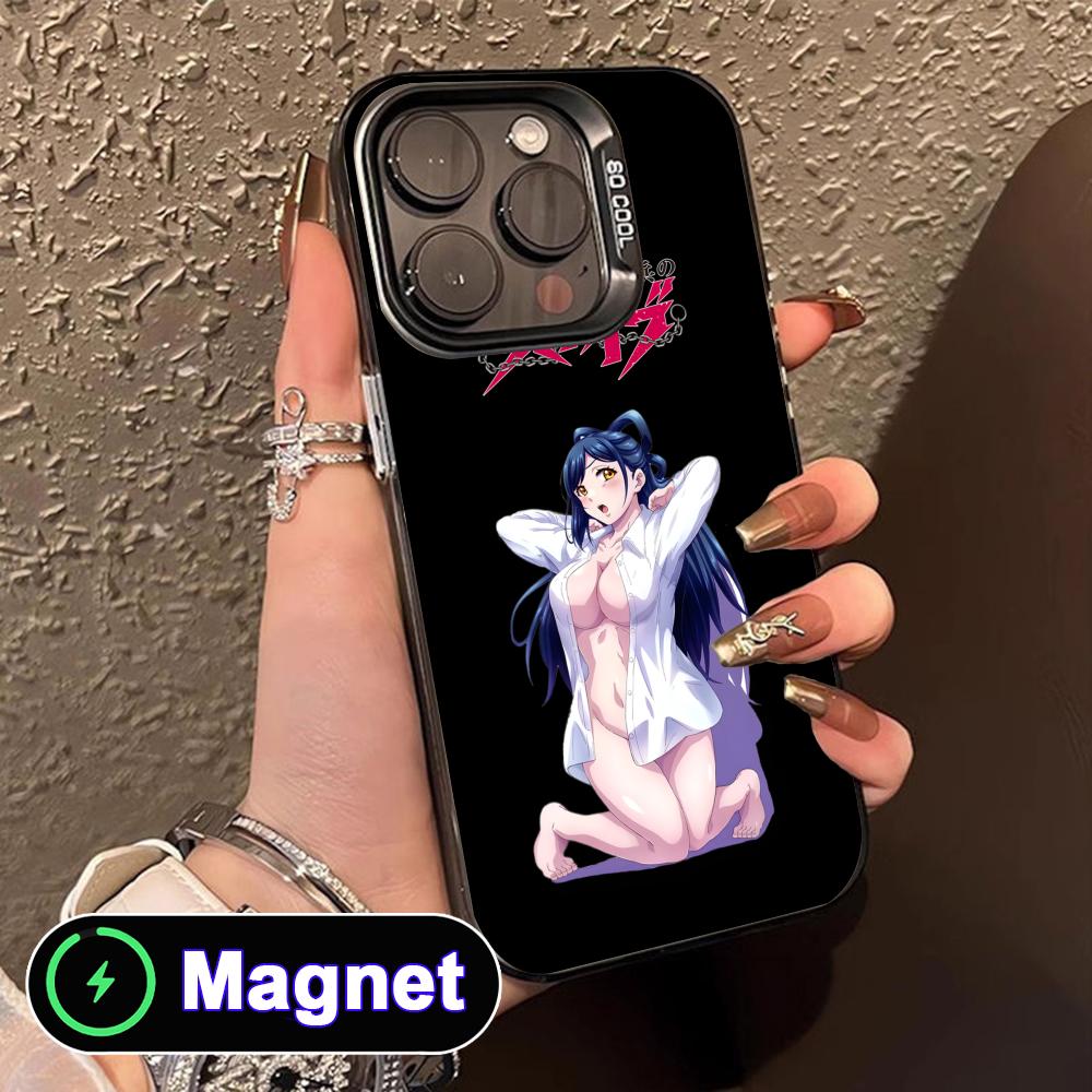

Mato seihei no slave Himari Translucent MagSafe Mobile Phone Case for iPhone 17 16 15 14 13 12 11 Air Pro Max Plus Colorful iPhone 11
