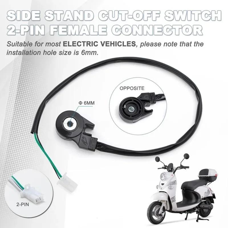 Motorcycle Engine Stalled Switch Side Foot Kick Stand Support Sensor Kickstand Switch Stop Switch for Electrical Motorbike