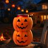 Ghost Face Soda Sleeve Halloween Pumpkin Drink Holder for 12oz Cans Double Stacked Beverage Can Decorative Cooler Party 3D Printed Heat Insulation