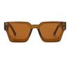 Women's High-End Retro Square Frame Sunglasses 8837 - Stylish Sun Protection for Driving