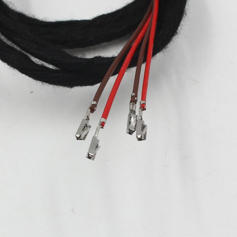 Rockeybright Led Door Warning Light Wire Harness Extension Cable for Vw Golf Jetta Tiguan Passat Sagitar Skoda Door Light Cable