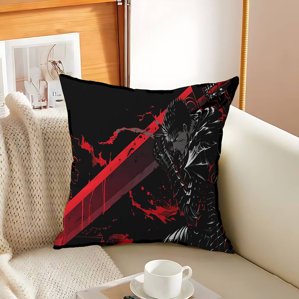 Berserk Guts Hot Anime Pillow Anime Pillow Sofa Bed Head Pillow Cover Cushion Cover 45x45 Cm Fashion