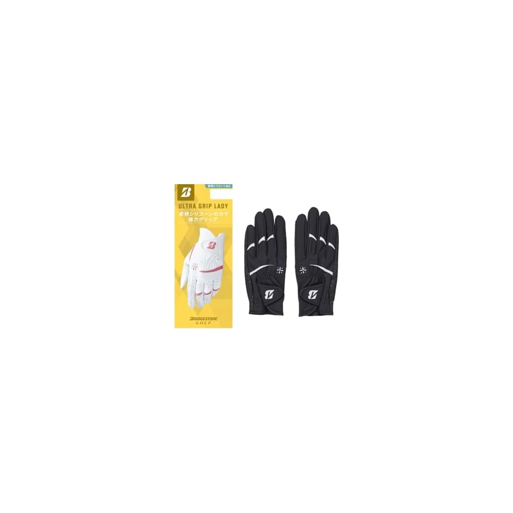 Bridgestone Ultra Grip Lady Golf Gloves Black 18cm Women s Dual Hand