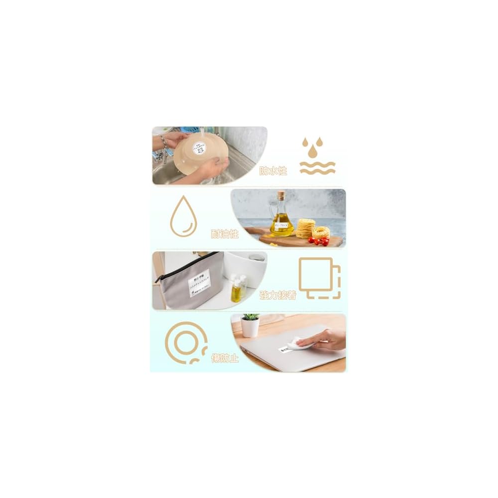 Pesuza Thermal Roll Paper, Compatible with Phomemo M110, M120, M220, M200, M221, Genuine Label