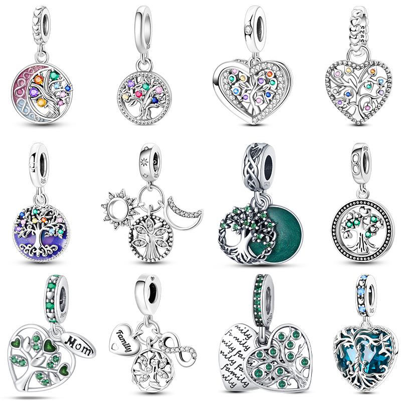 Original Copper Tree Of Life Wishing Tree Charms Pendants Fit Bracelets Necklace Diy Birthday Jewelry Gifts