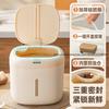 Household Rice Storage Bucket Food-Grade Airtight Container Moisture-Proof Insect-Proof for Rice/Flour Cereal Grain Storage Tank