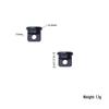 Anti-slip Silent Plastic Insert Cap for Folding Table and Chair, Wear-resistant Round Head Plug.