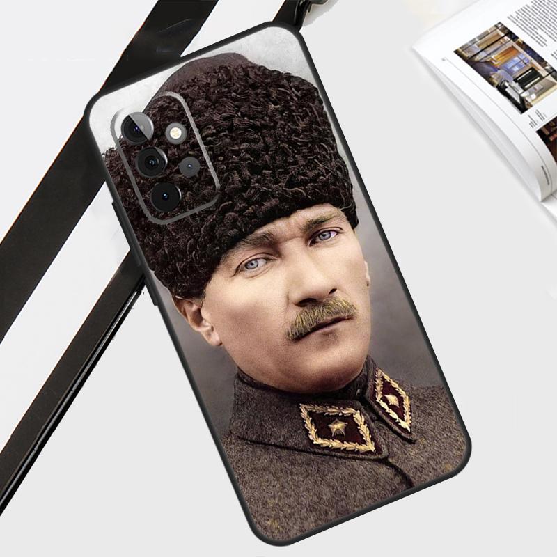 Mustafa Kemal Ataturk Case For Samsung Galaxy A12 A22 A32 A52 A56 A36 A26 A16 A06 A54 A34 A14 A13 A53 A15 A35 A55