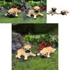 Pug Resin Figure Animal Decor For Travel Car Decor And Collectors Gift