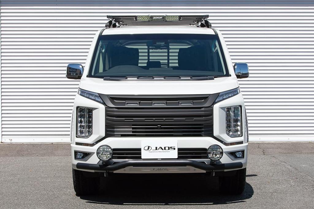 Jaos Matte Black Front Grille for Delica Diesel D5 (19+) (B061306MB)