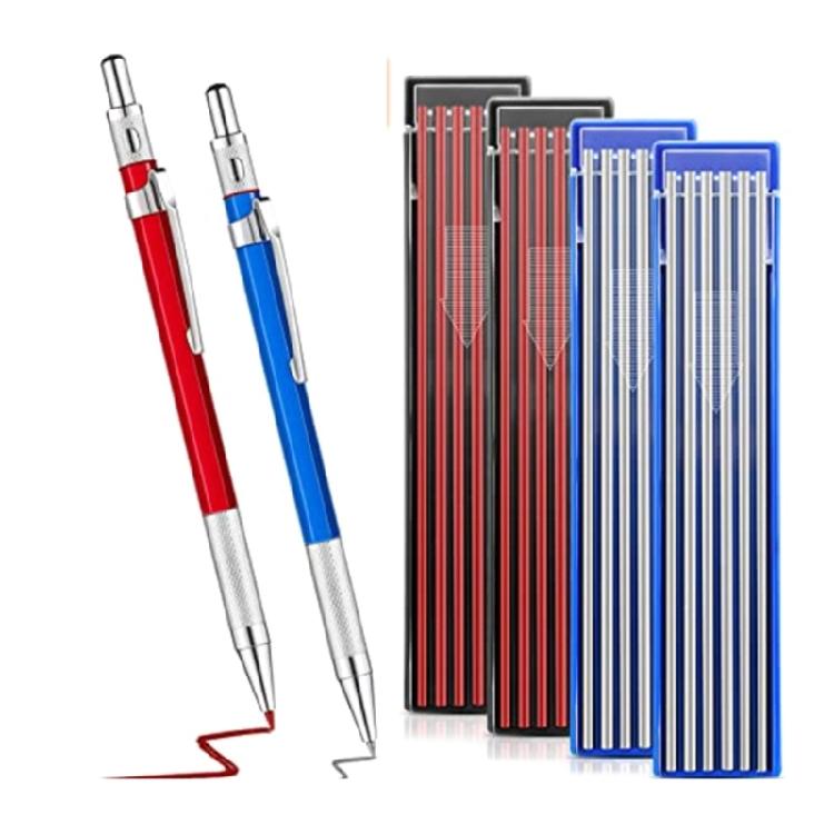 Construction Pencils Welders Pencils with Refills for Welding Fabrication